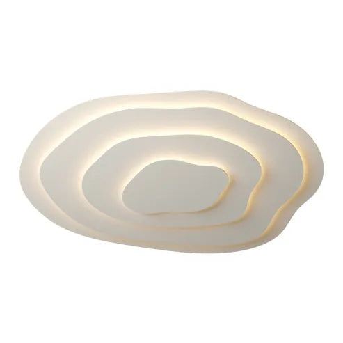 Minimalistische onregelmatige ronde plafondlamp ledlamp in speciale vorm