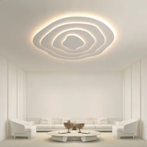 Minimalistische onregelmatige ronde plafondlamp ledlamp in speciale vorm
