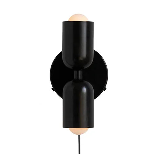 Middeleeuwse crème wind dubbele koppen slaapkamer bedlamp franse wandlamp