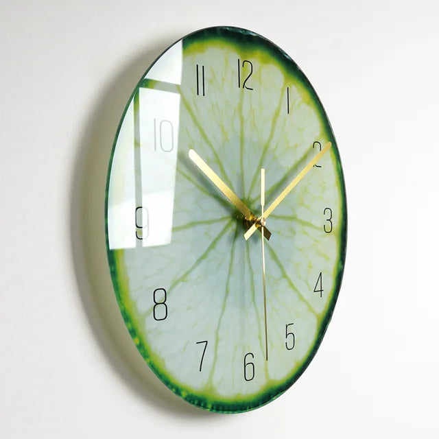 TimelessUniverse - glazen wandklok met tandwielmechanisme