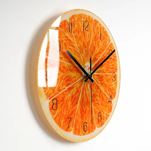 TimelessUniverse - glazen wandklok met tandwielmechanisme