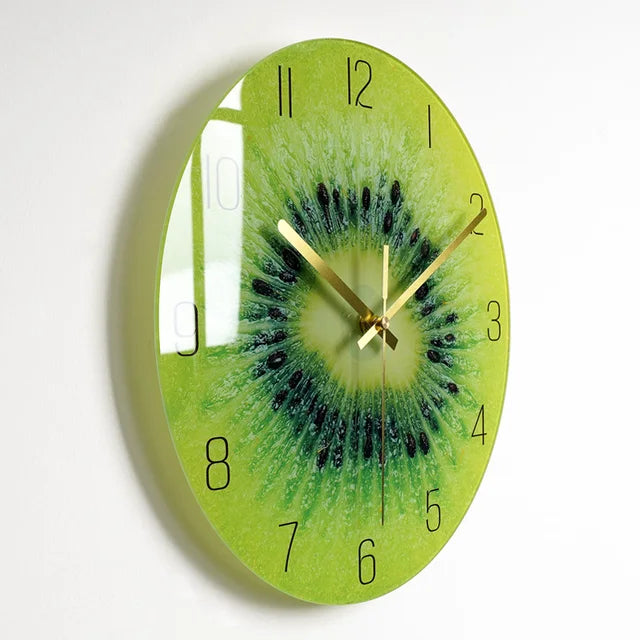 TimelessUniverse - glazen wandklok met tandwielmechanisme
