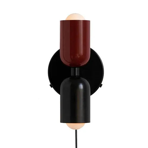 Middeleeuwse crème wind dubbele koppen slaapkamer bedlamp franse wandlamp