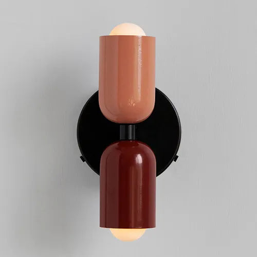 Middeleeuwse crème wind dubbele koppen slaapkamer bedlamp franse wandlamp