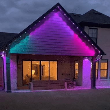 Slimme regenboog LED permanent decoratief licht
