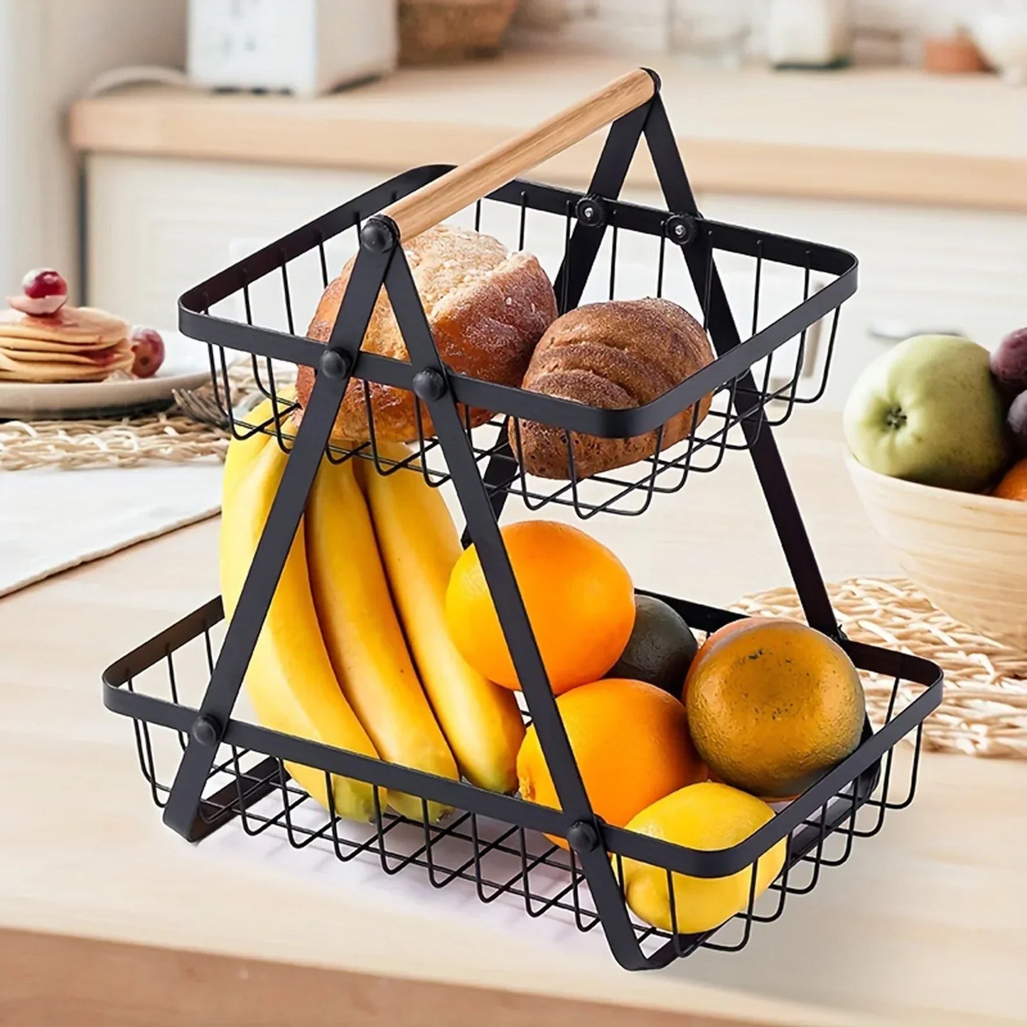 Fruitcascade - fruitmand van 3 niveaus