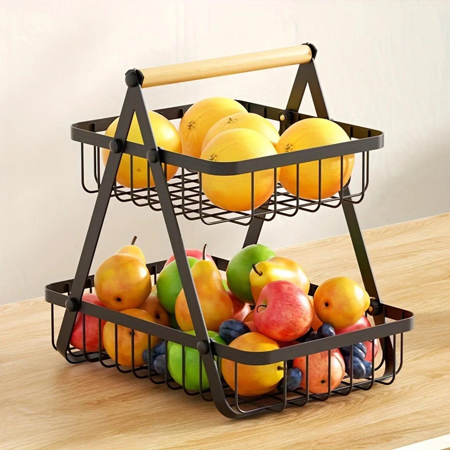 Fruitcascade - fruitmand van 3 niveaus