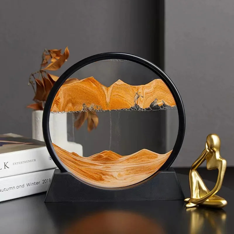 EternalDunes - 3D bewegend zandlandschap zandloper