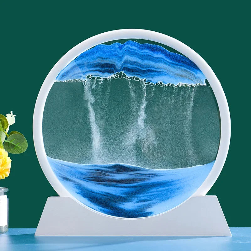 EternalDunes - 3D bewegend zandlandschap zandloper