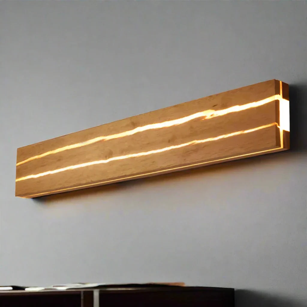 WoodCrack | wandlamp voor natuurlijke elegantie