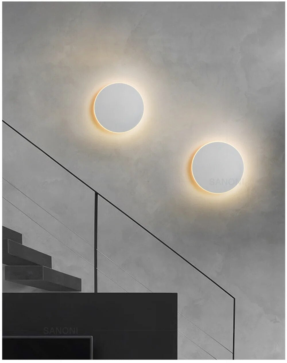 Sleeksphere - ronde led wandlamp
