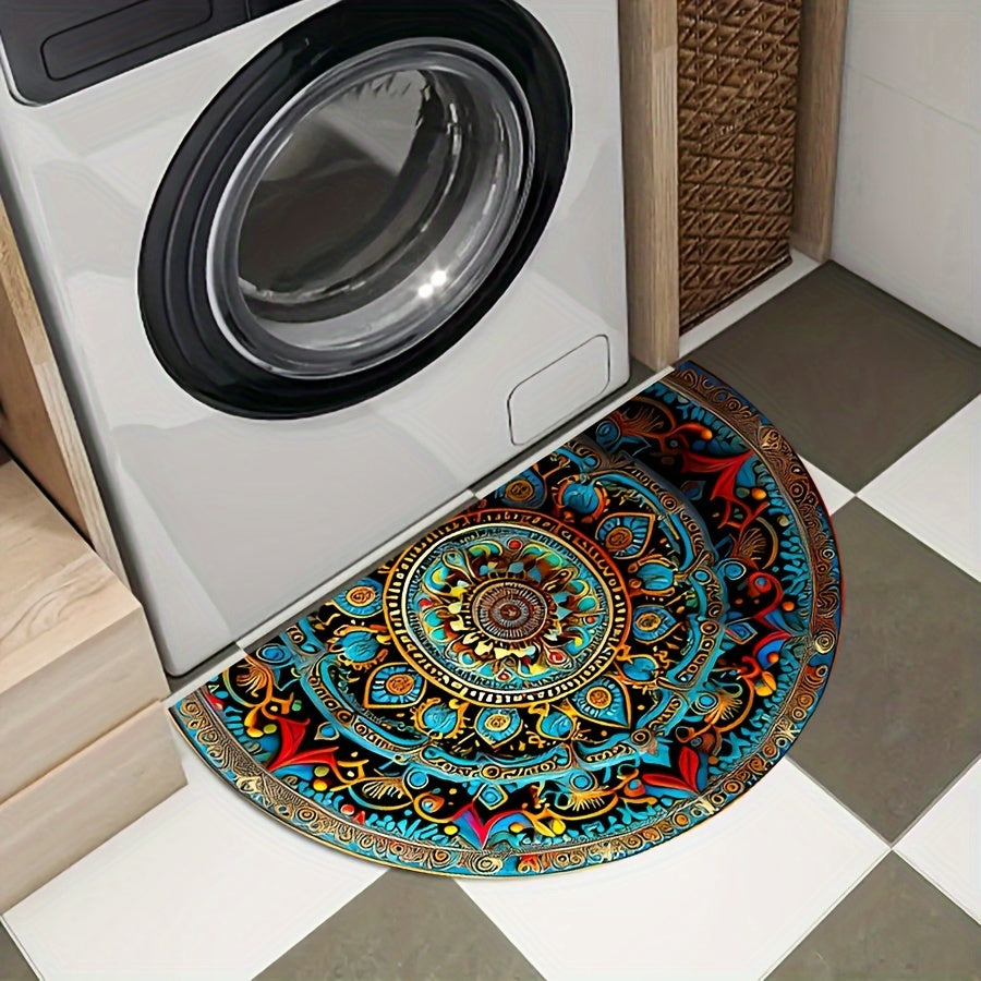 Sacredcircle | half-round mandala doormat