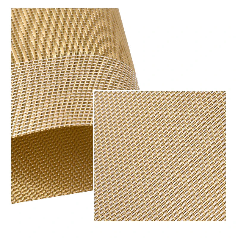 GoldenMinimalist - hittebestendige geweven placemats