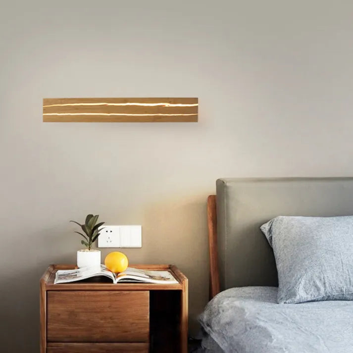 WoodCrack | wandlamp voor natuurlijke elegantie