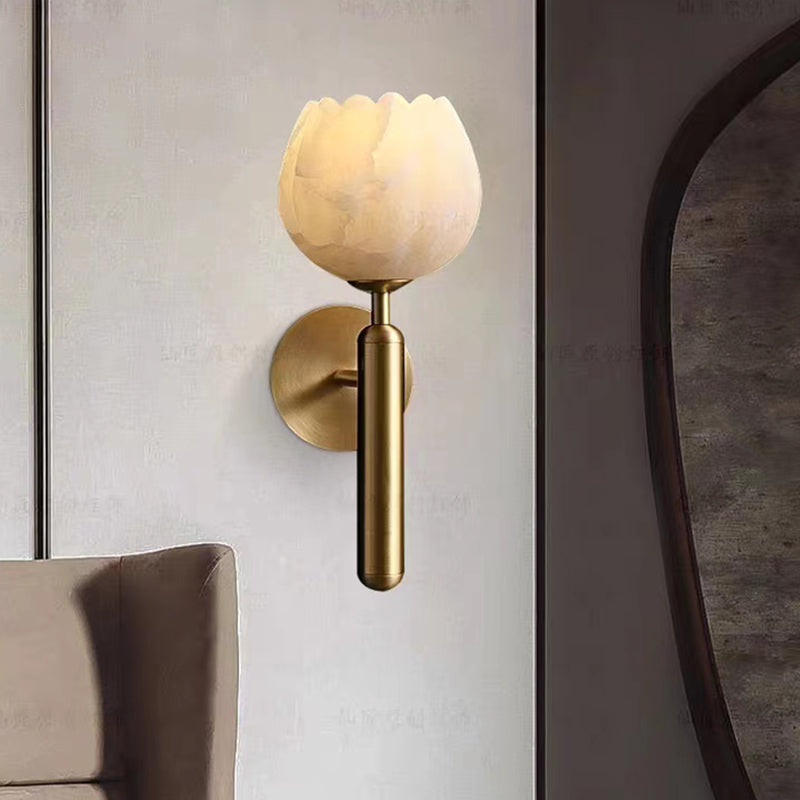 Marmerroos | elegante wandlamp met romantische flair