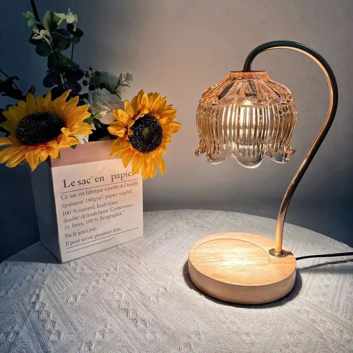 Vintage vibe - retro nachtlampje aromatherapie