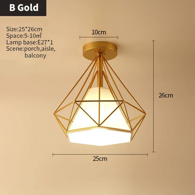GlowBlossom - kristallen bloemblaadje plafondlamp