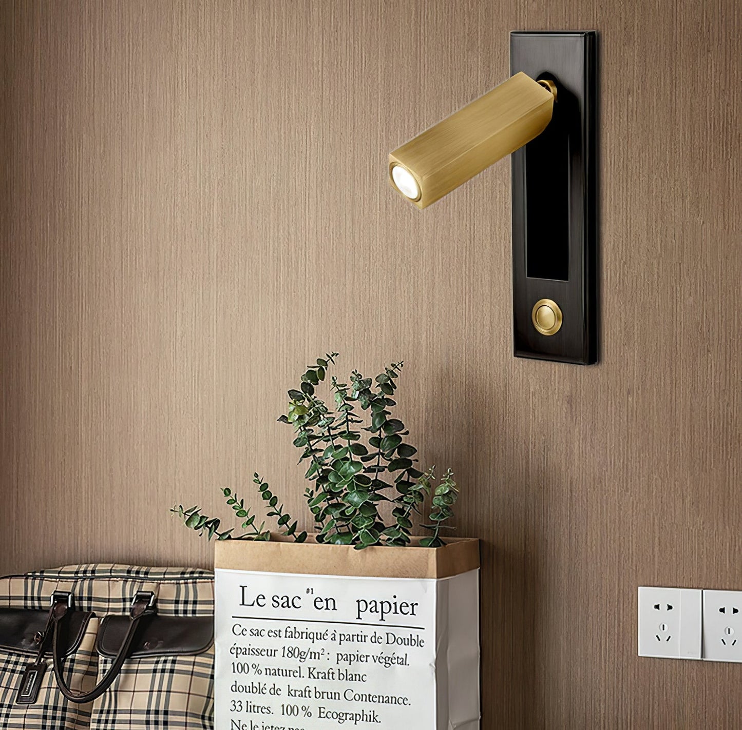 Nichegloed | inbouw wandlamp voor naast het bed