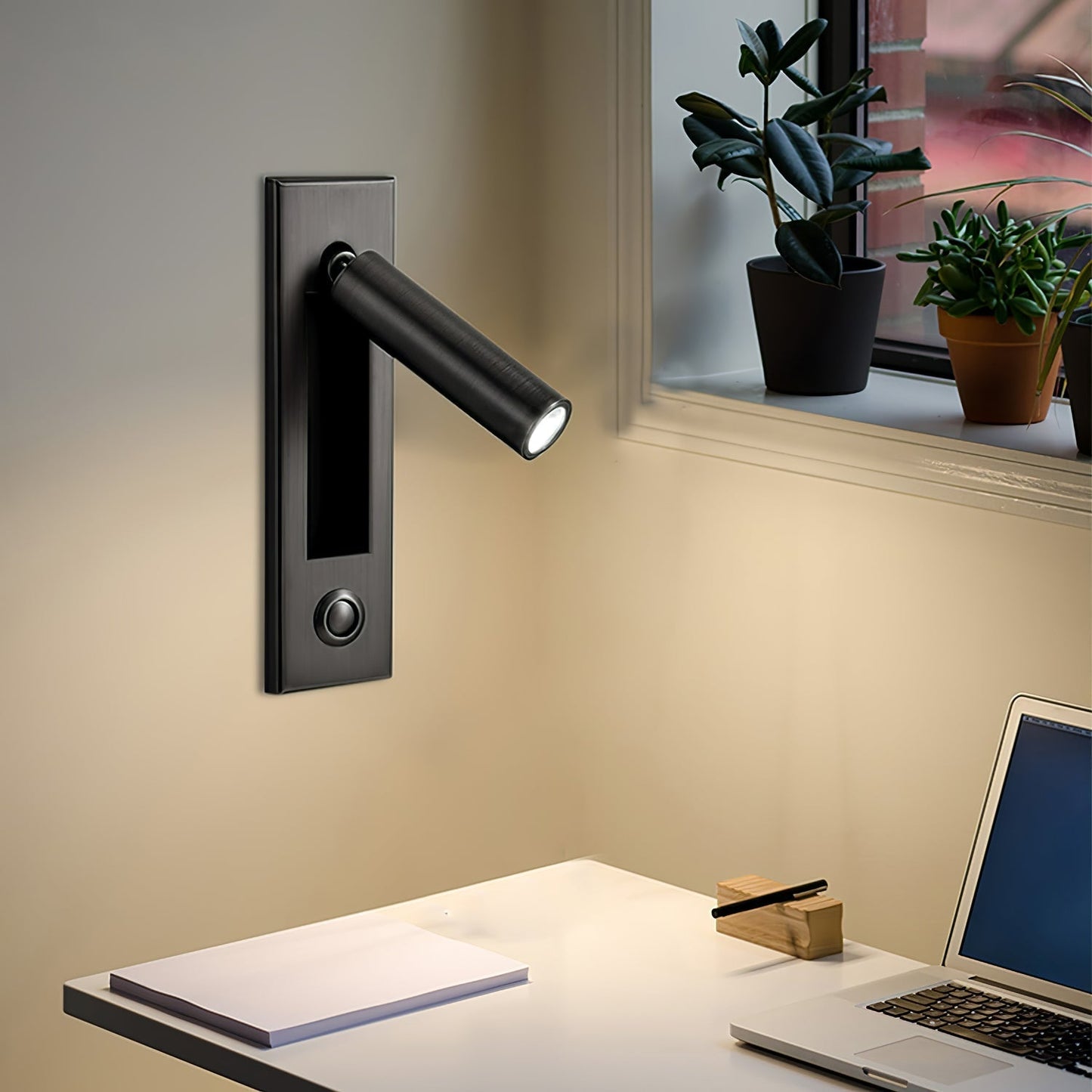 Nichegloed | inbouw wandlamp voor naast het bed
