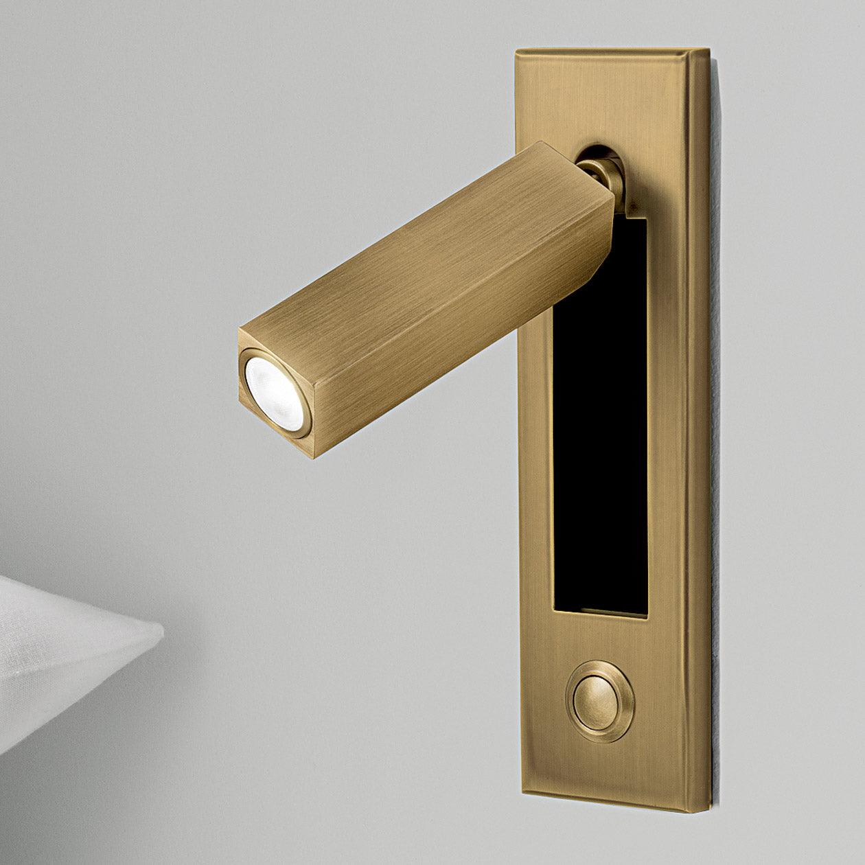 Nichegloed | inbouw wandlamp voor naast het bed