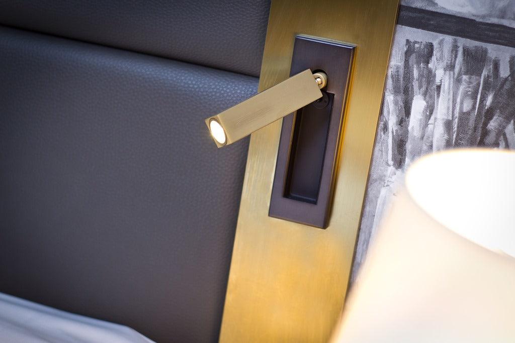 Nichegloed | inbouw wandlamp voor naast het bed