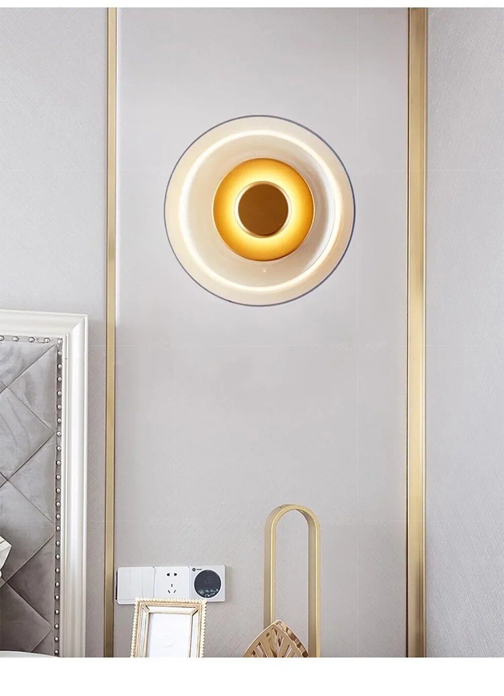 Glazenglo - moderne led glazen wandlampe