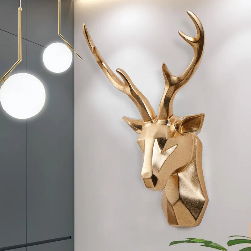 Majesticstag - 3d hertenkop standbeeld