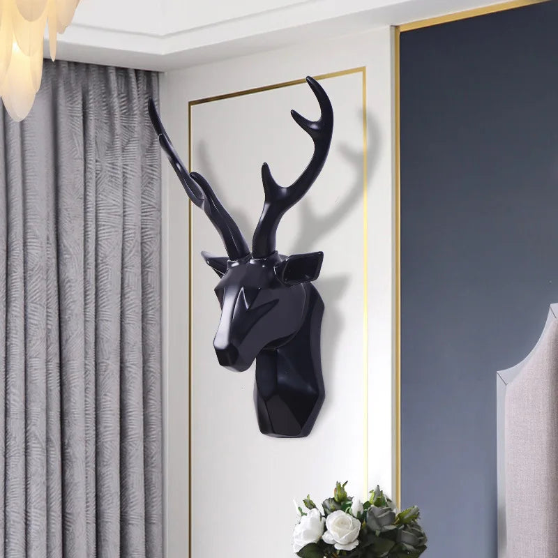 Majesticstag - 3d hertenkop standbeeld