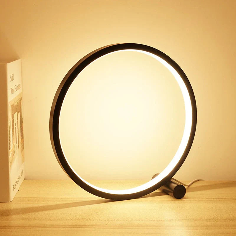 Modern halo led-bedlampje