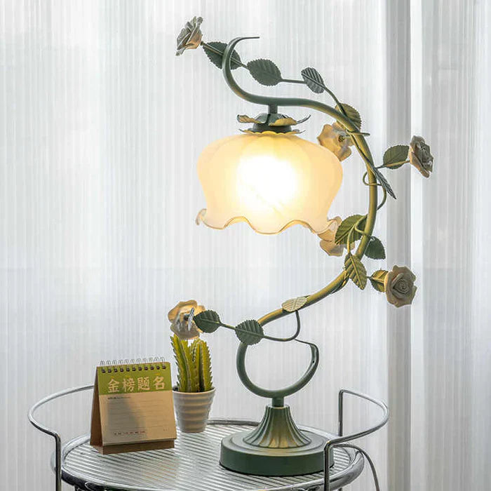 RosaGlo - stijlvolle overdekte rozenlamp