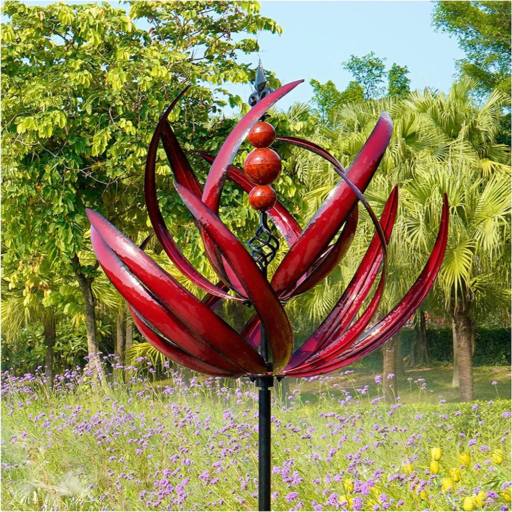 BreezeArt - metalen sculptuur windmolen