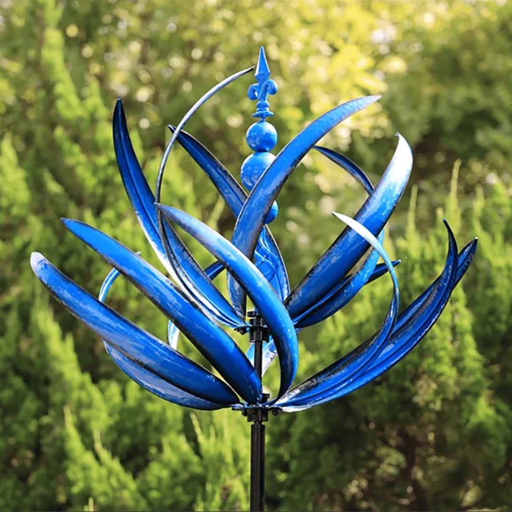 BreezeArt - metalen sculptuur windmolen