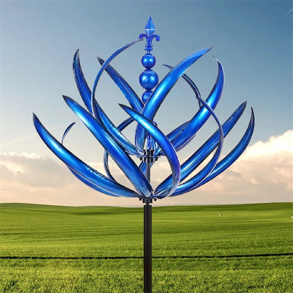 BreezeArt - metalen sculptuur windmolen