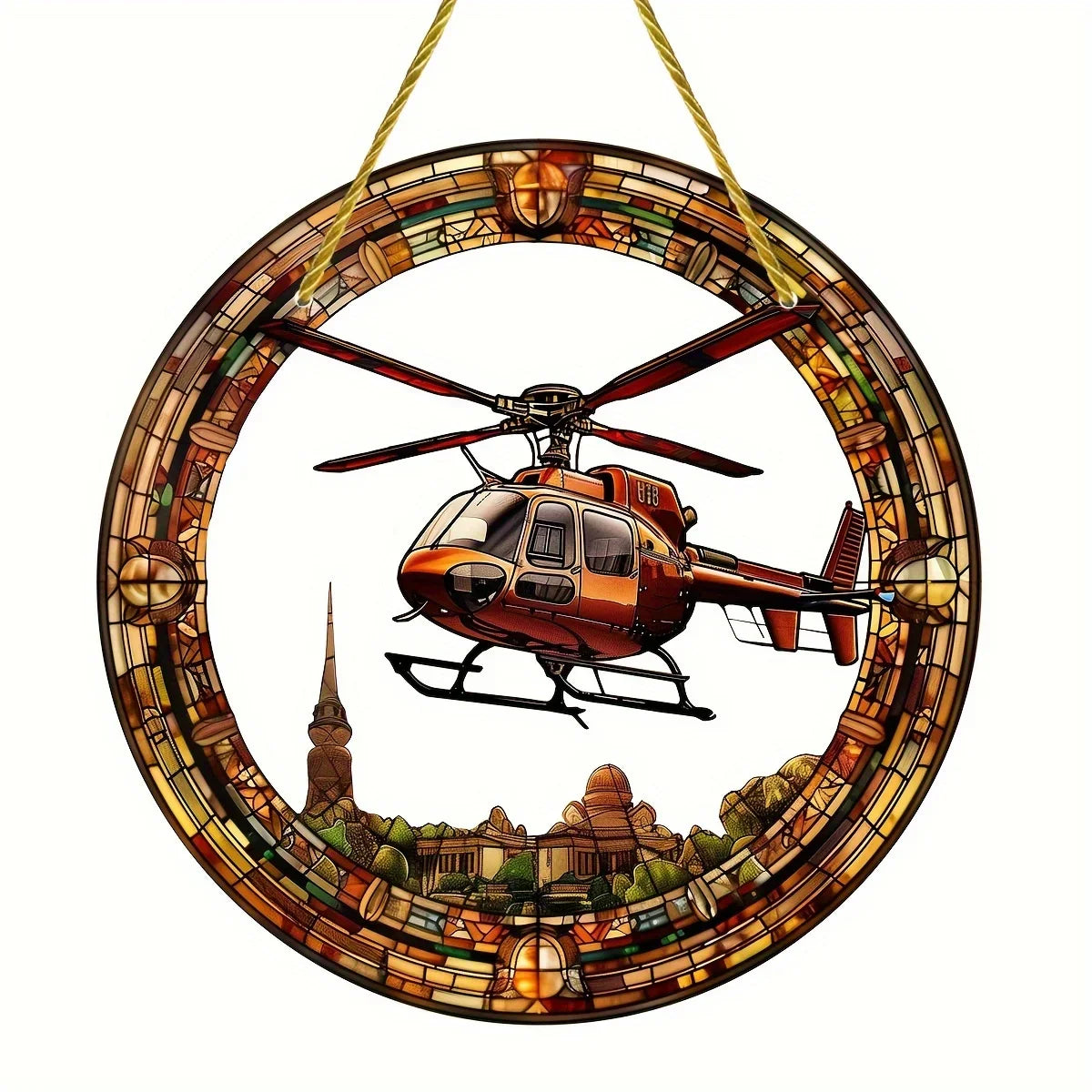 Rondglas - helikopter zonnevanger