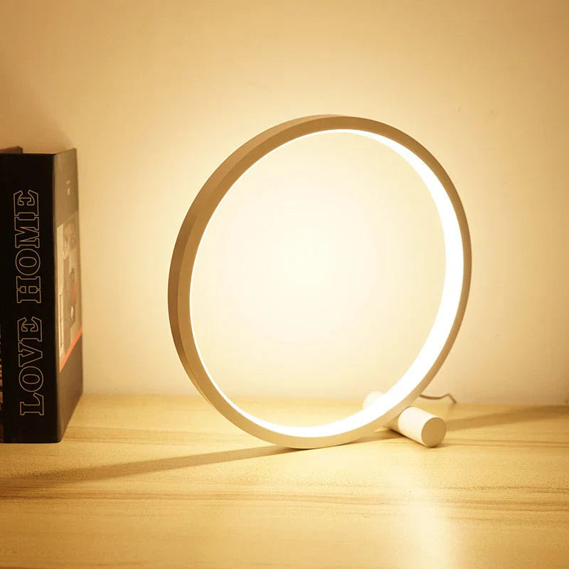 Modern halo led-bedlampje