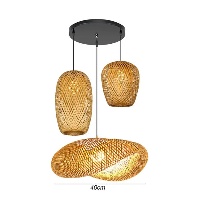 BambooCraft - bamboe rieten lamp