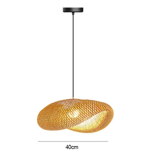 BambooCraft - bamboe rieten lamp