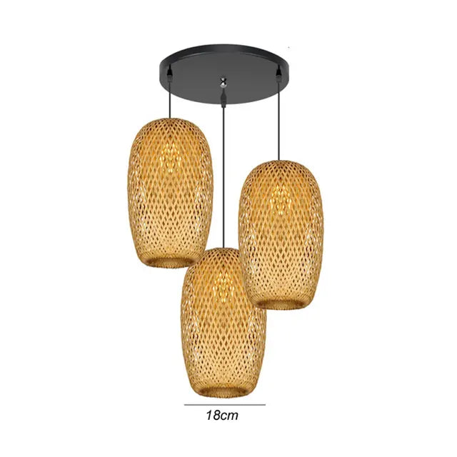 BambooCraft - bamboe rieten lamp