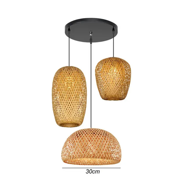 BambooCraft - bamboe rieten lamp