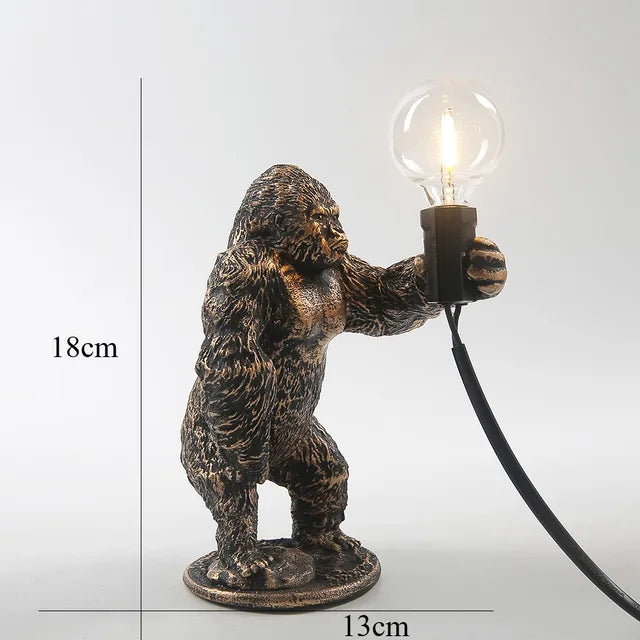 Gorilla glow - gorilla dieren tafellamp