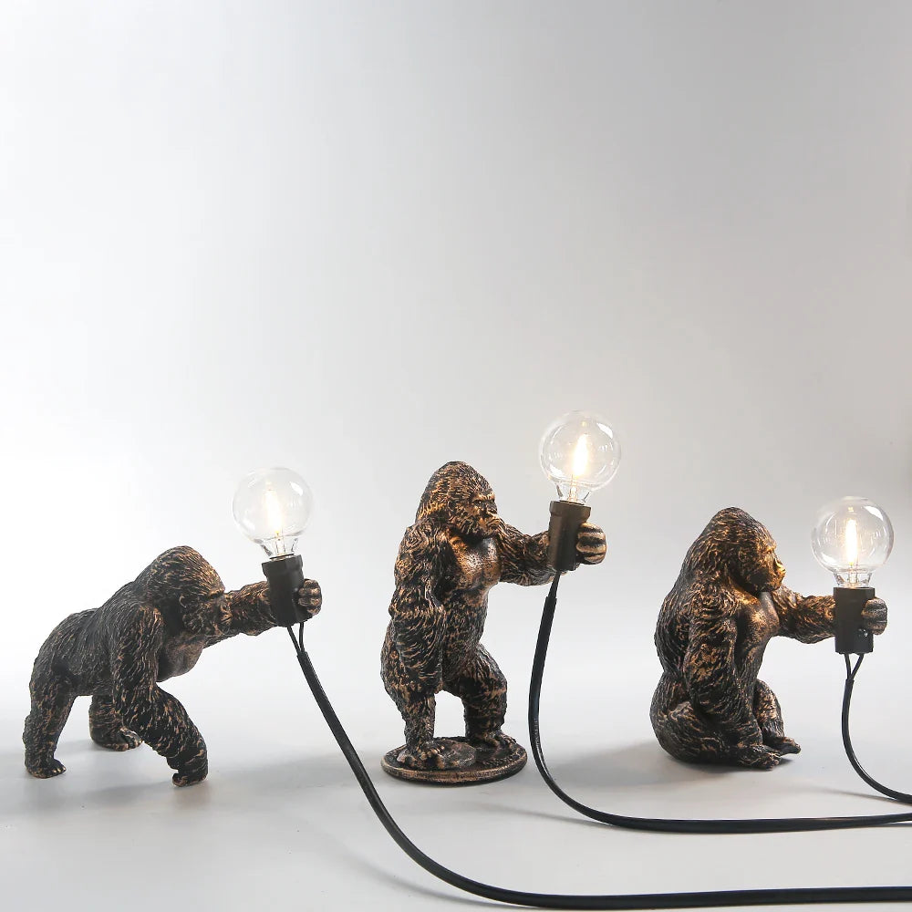 Gorilla glow - gorilla dieren tafellamp
