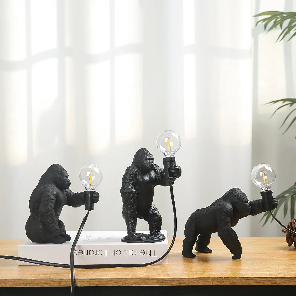 Gorilla glow - gorilla dieren tafellamp