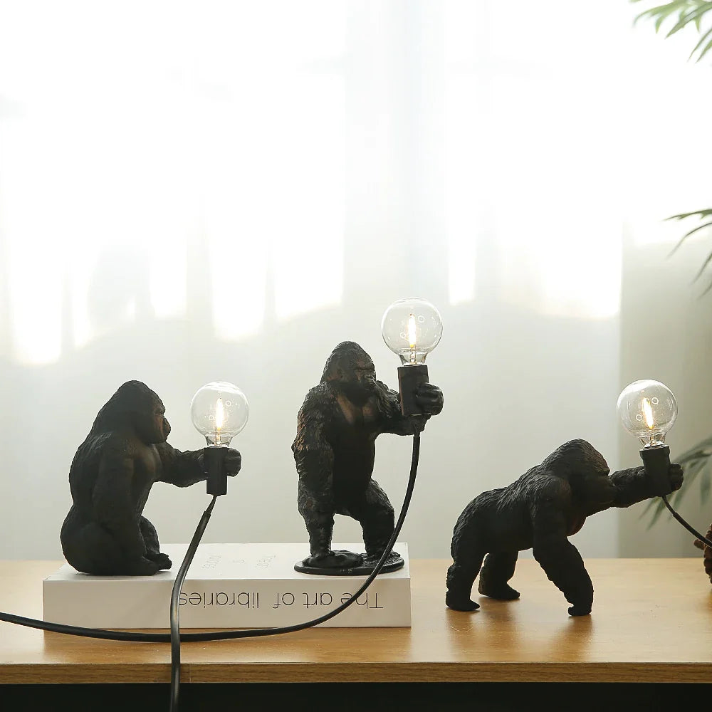 Gorilla glow - gorilla dieren tafellamp