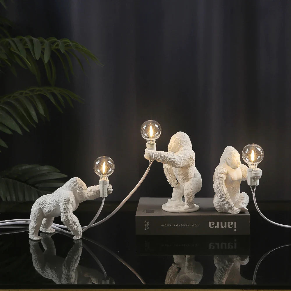 Gorilla glow - gorilla dieren tafellamp