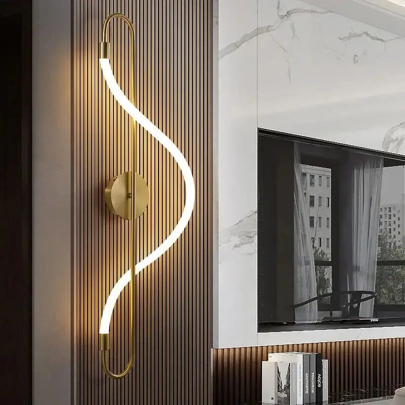 SleekShine - moderne ijzeren wandlamp