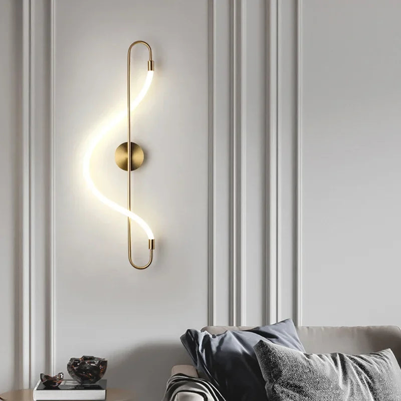 SleekShine - moderne ijzeren wandlamp