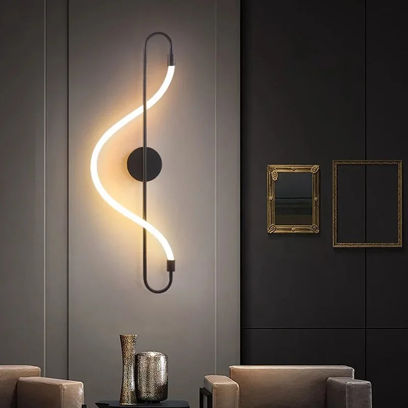 SleekShine - moderne ijzeren wandlamp