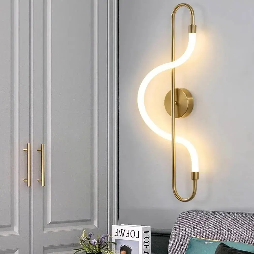 SleekShine - moderne ijzeren wandlamp