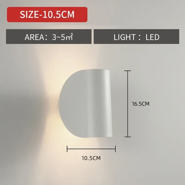 LumiTwist - macaron wandlamp