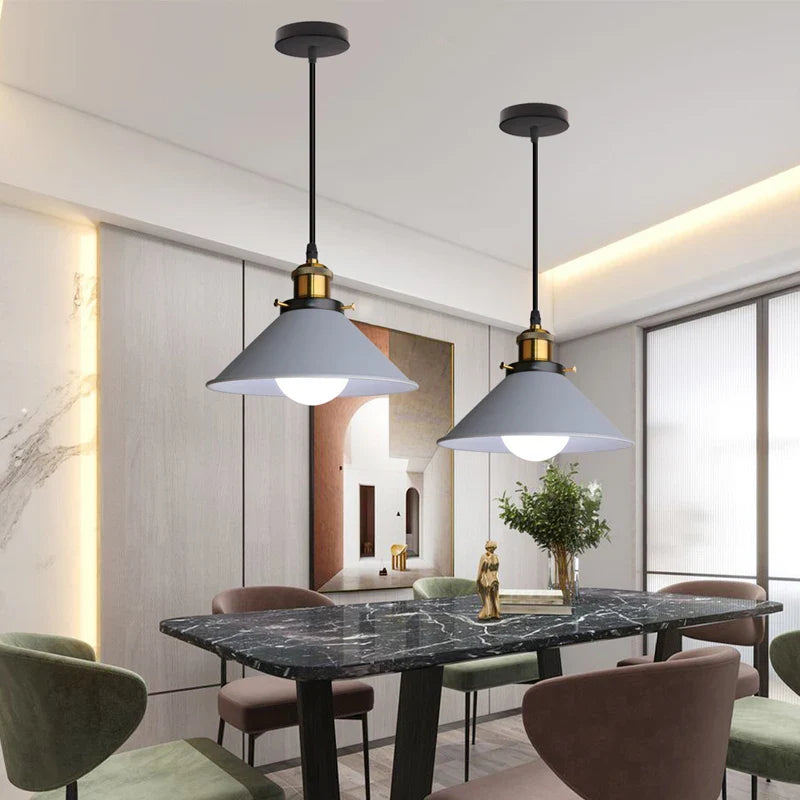 Moderne trifft - led industriële hoorn hanglamp